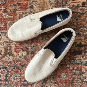 Sorel Men’s Caribou Leather Waterproof Sneaker Slip-On